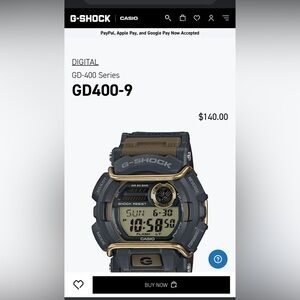 G-Shock Watch GD400 Series